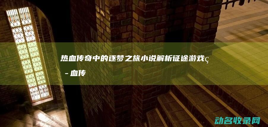 热血传奇中的逐梦之旅小说解析 征途游戏 (热血传奇中的小虾米)