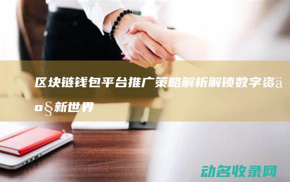 区块链钱包平台推广策略解析 解锁数字资产新世界 (区块链钱包平台有哪些)
