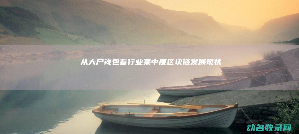 从大户钱包看行业集中度 区块链发展现状